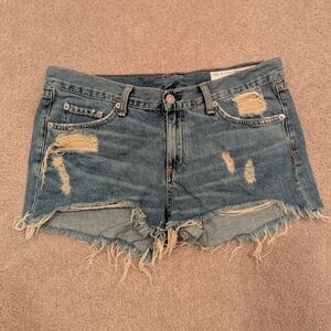 Rag & Bone Women's Distressed Denim Winnie Shorts